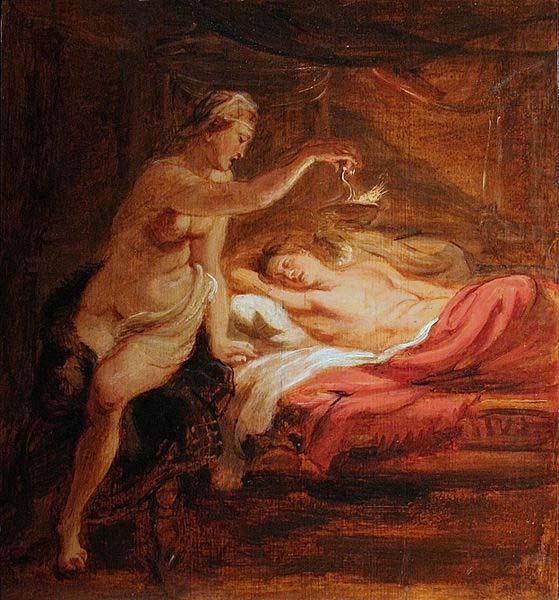 Psyche et l Amour endormi, Peter Paul Rubens